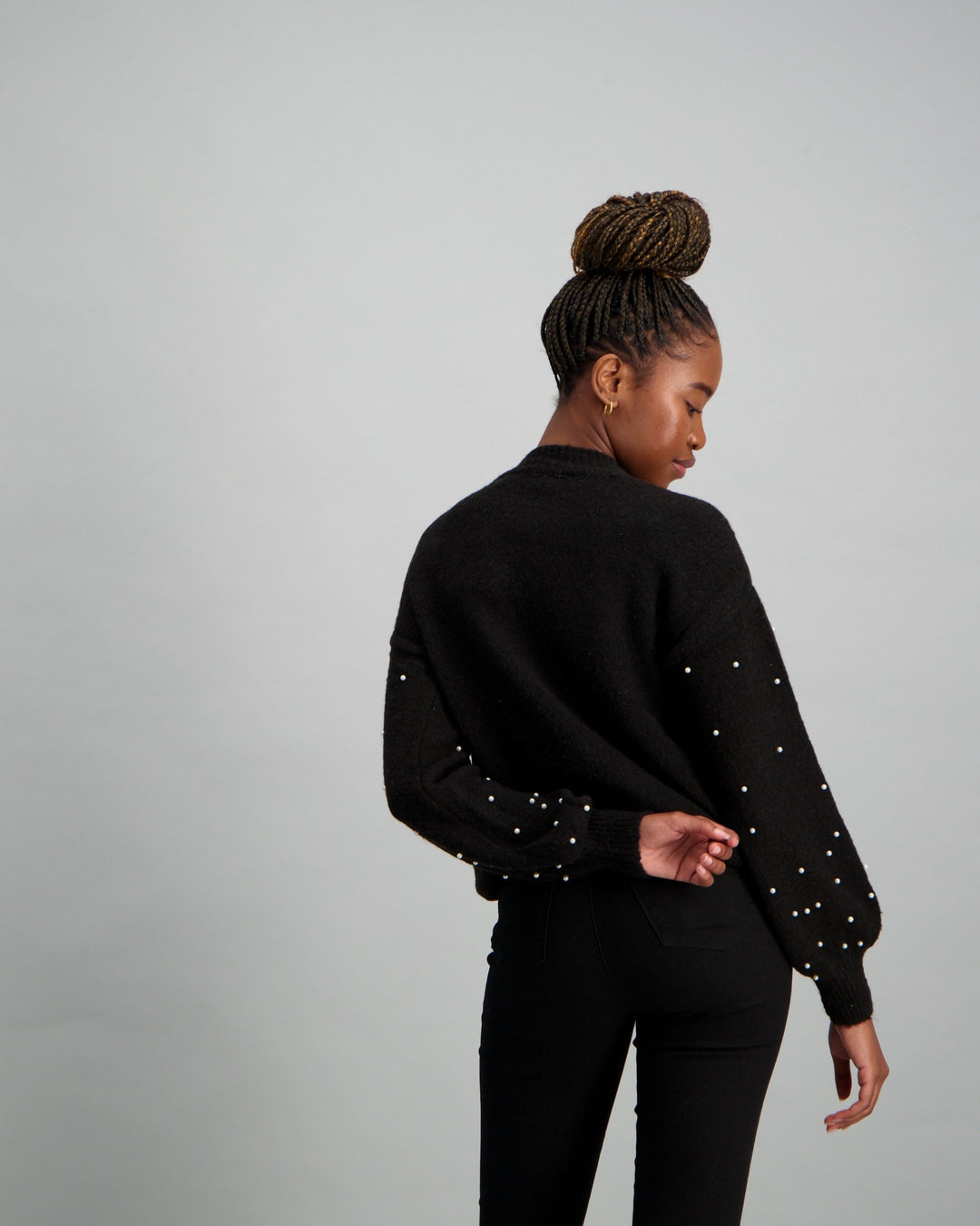 Ladies-Pearl Knit Jumper