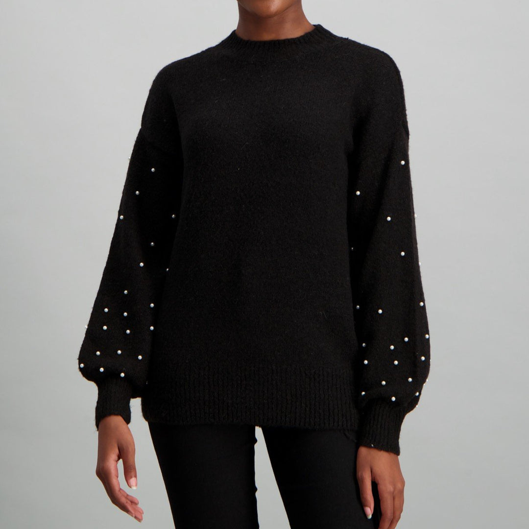 Ladies-Pearl Knit Jumper