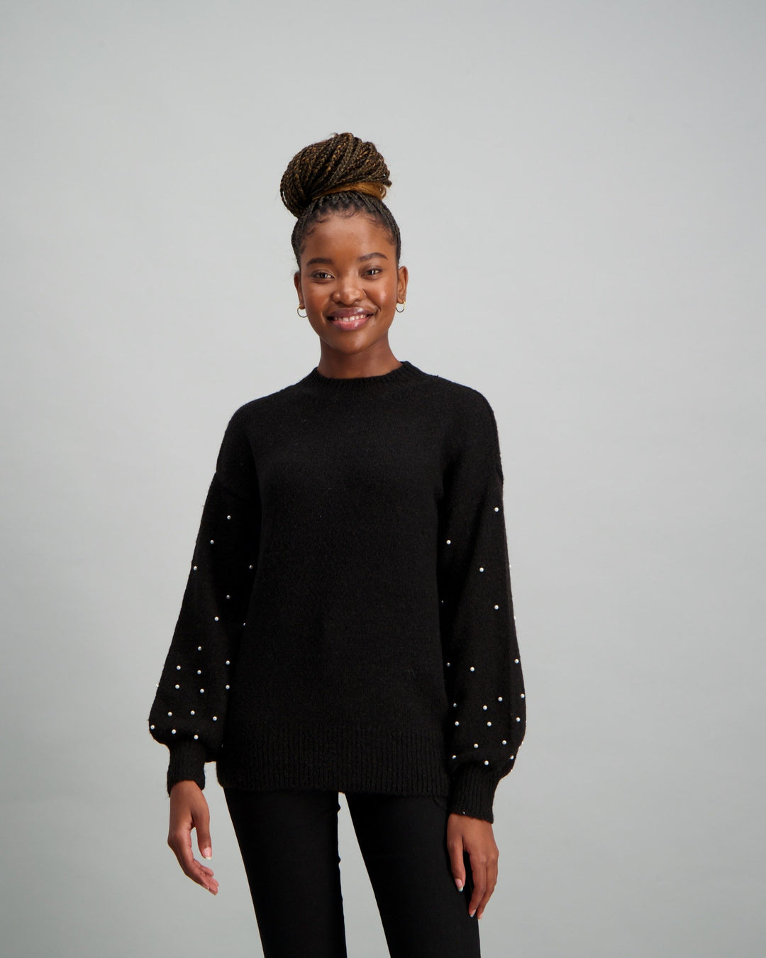 Ladies-Pearl Knit Jumper