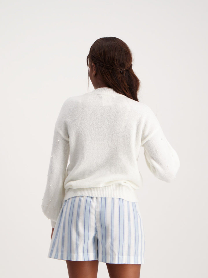 Ladies-Pearl Knit Jumper