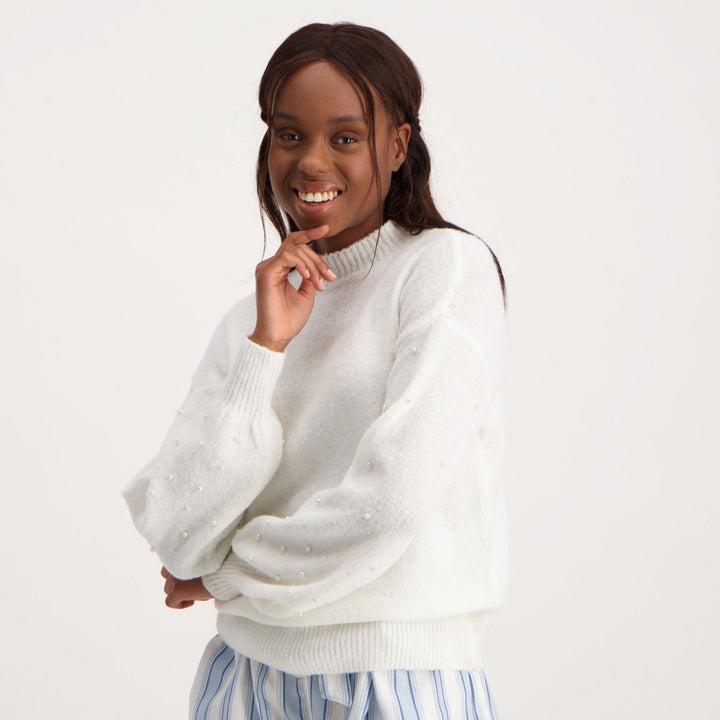 Ladies-Pearl Knit Jumper