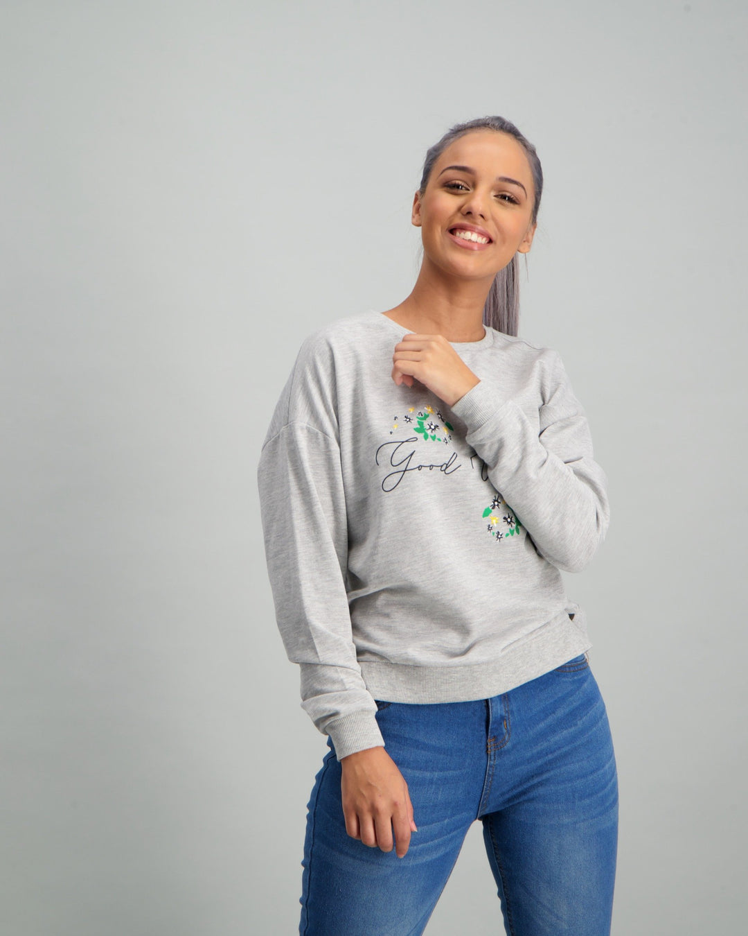 Ladies Fleece Top - Grey