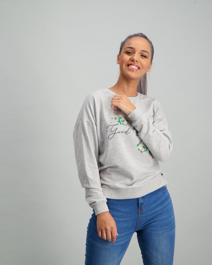 Ladies Fleece Top - Grey