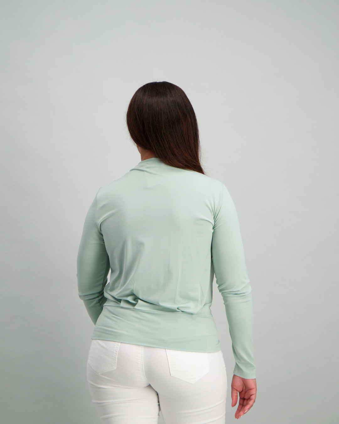 Ladies Cowl Neck Top - Mint