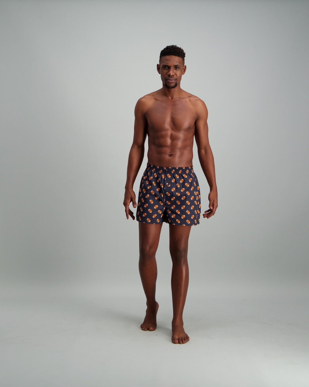 Men's 3 Pack Rugby Boxers Orange