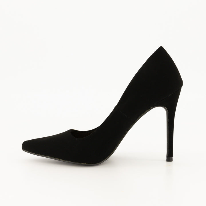 Ladies-Black Lamy Pointy Heel Shoe