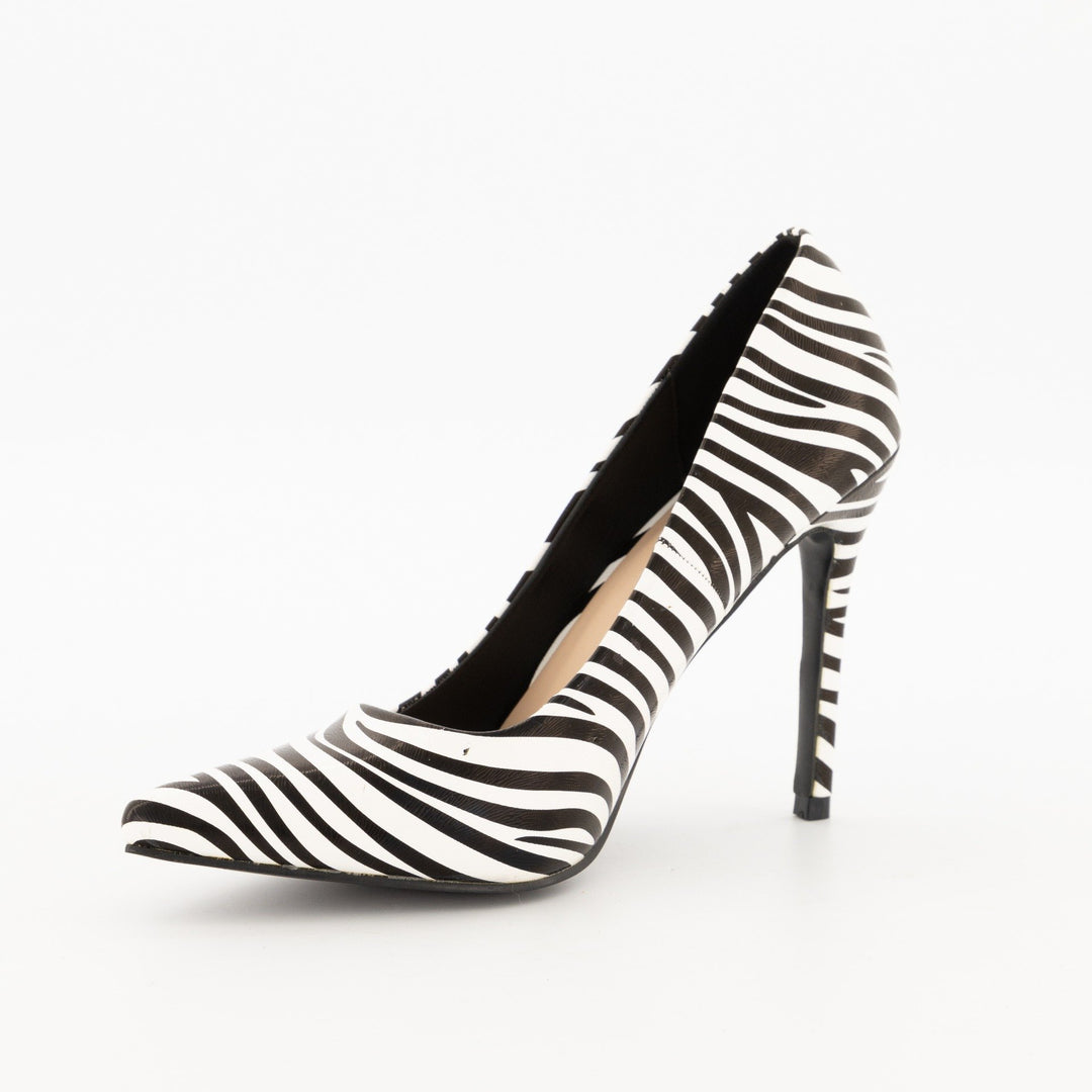 Ladies-Print Heel Shoe
