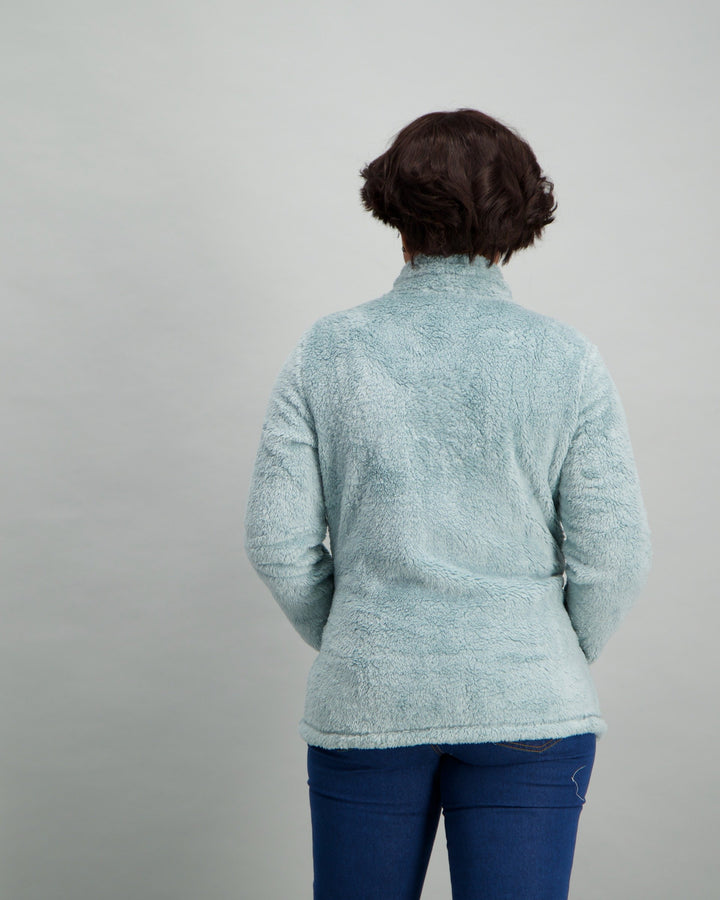 Ladies Basic Polar Fleece Jacket - Teal