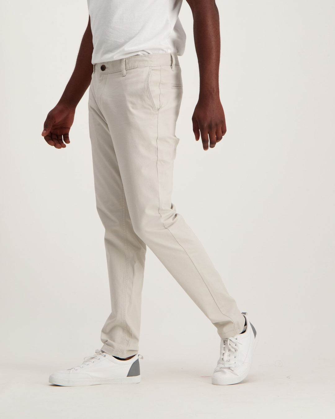 Men's Skinny Stretch Chino Pant - Light Stone