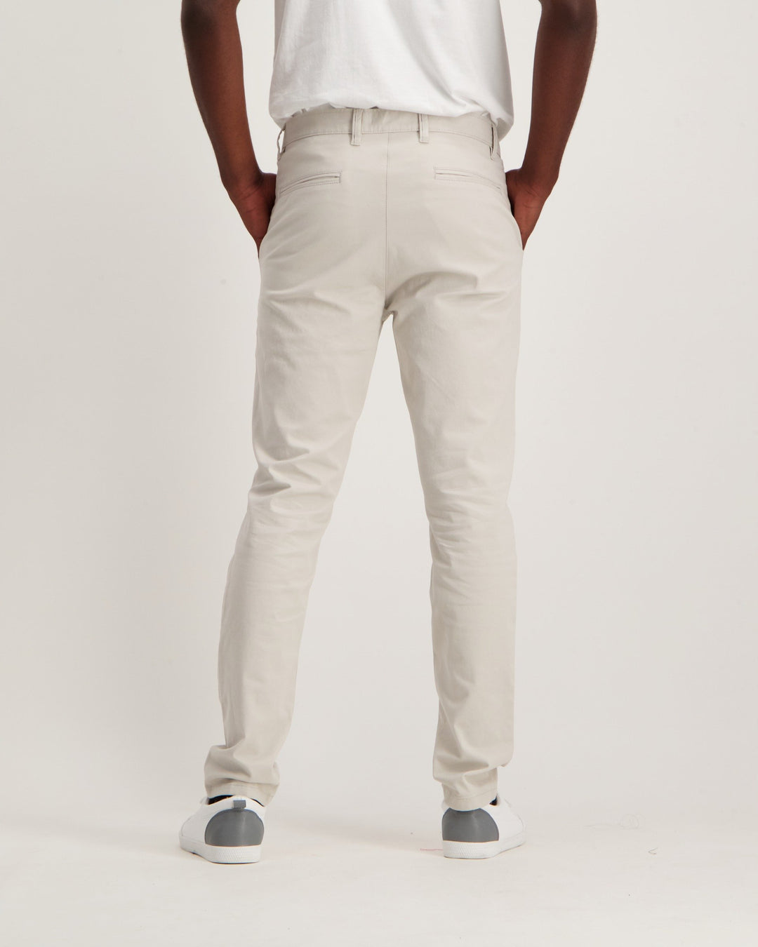 Men's Skinny Stretch Chino Pant - Light Stone