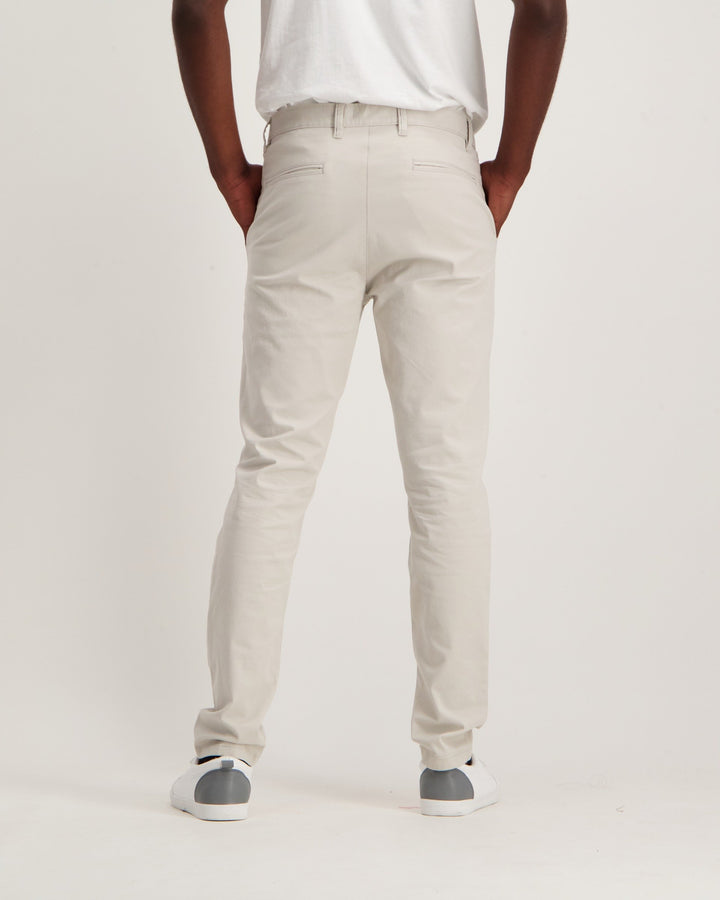 Men's Skinny Stretch Chino Pant - Light Stone