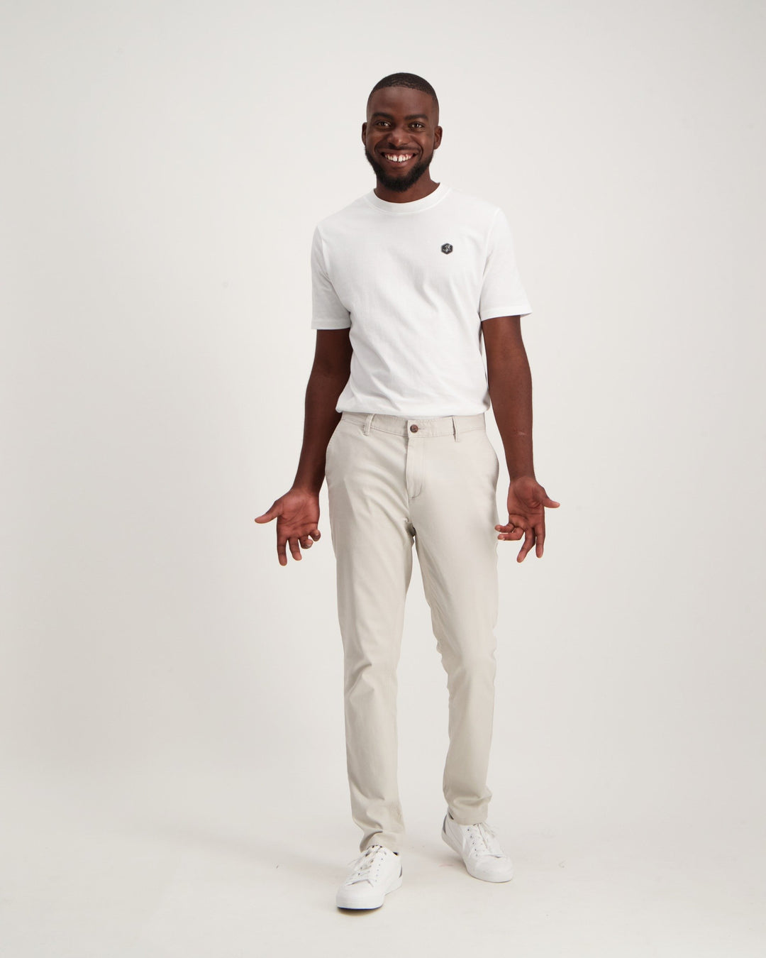 Men's Skinny Stretch Chino Pant - Light Stone