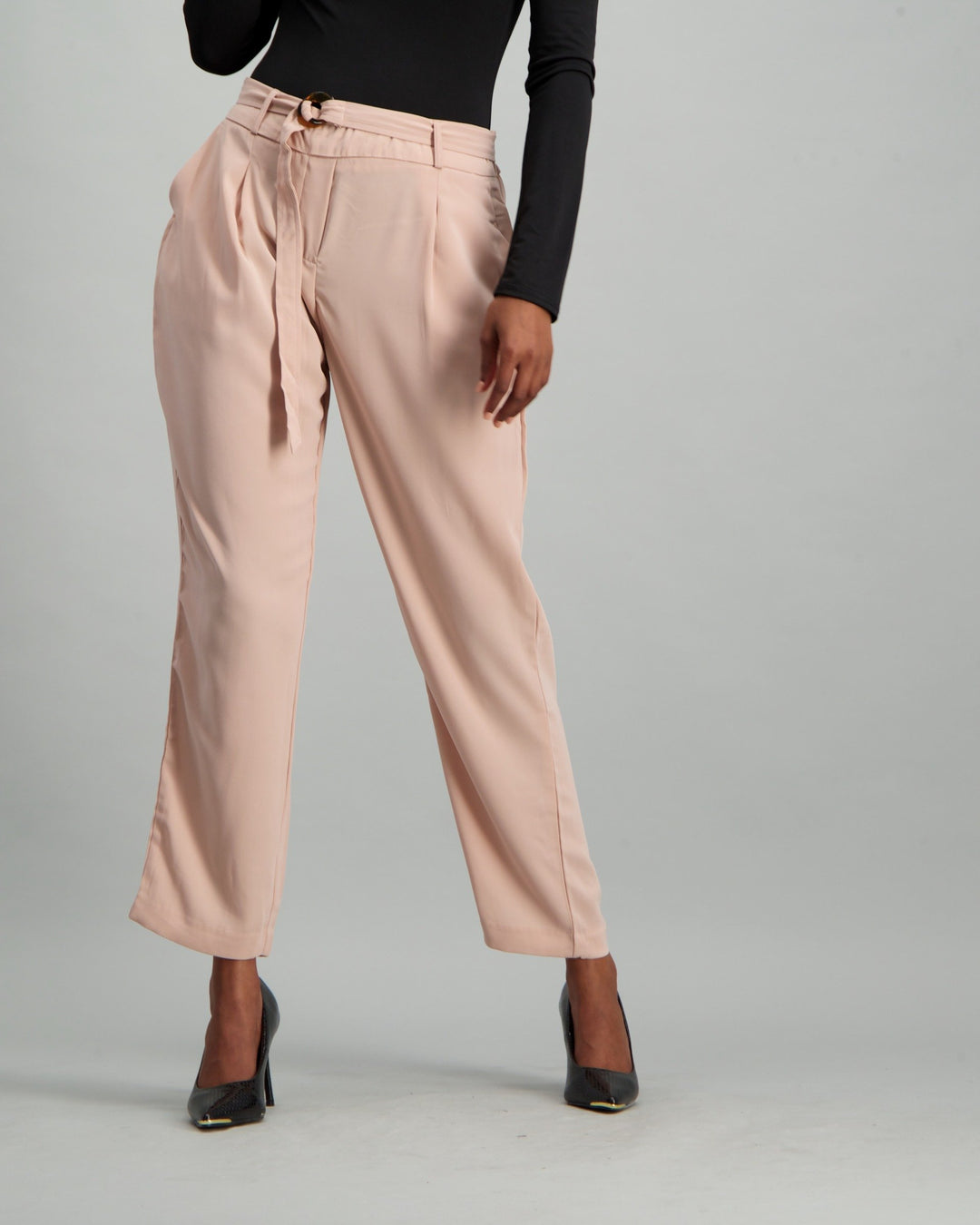 Ladies Ladies Shell Ring Belted Pant Pink – Edgars