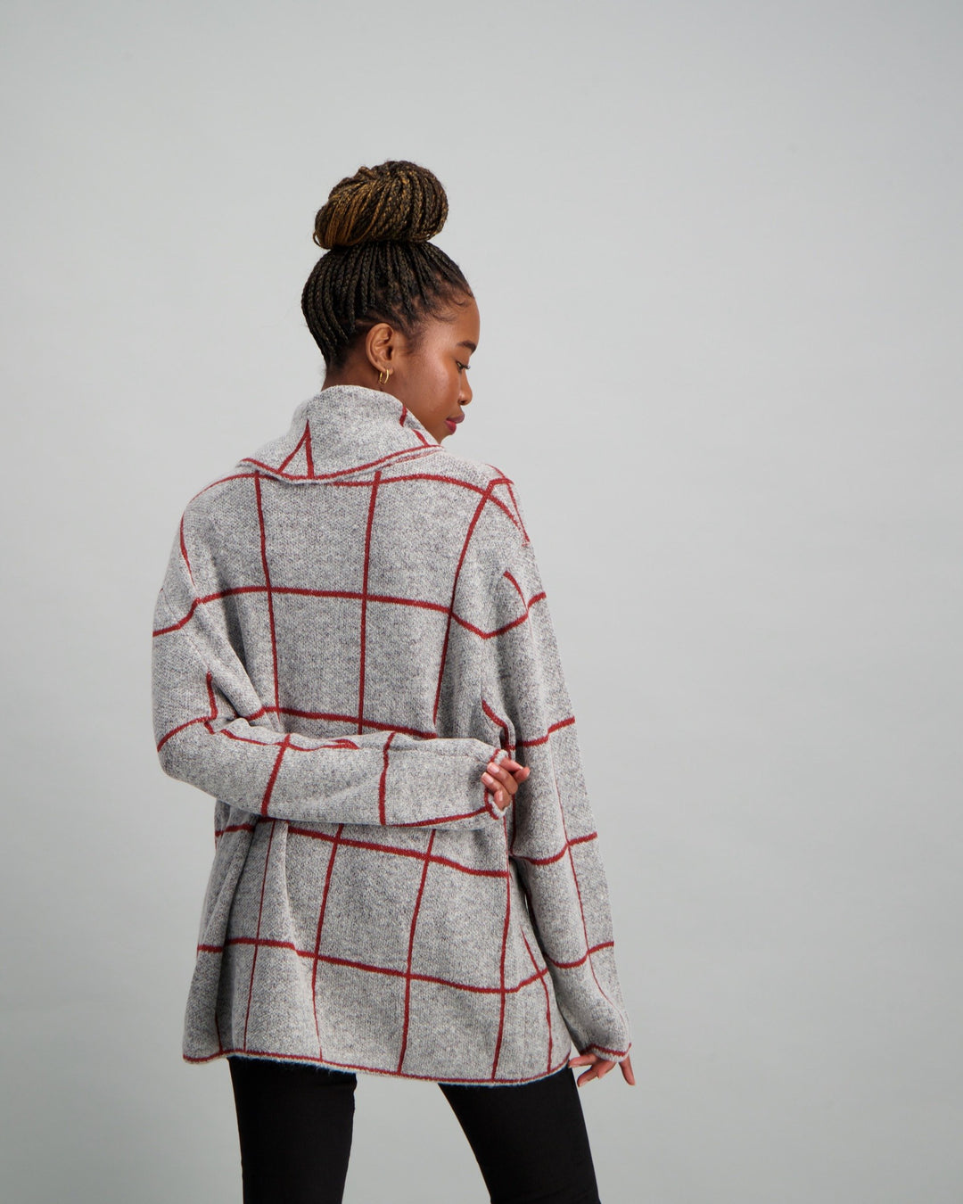 Ladies-Check Pullover Jersey