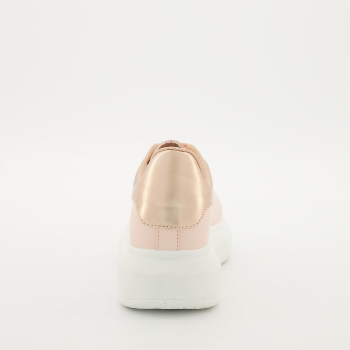 Ladies Platform Sneaker - Nude