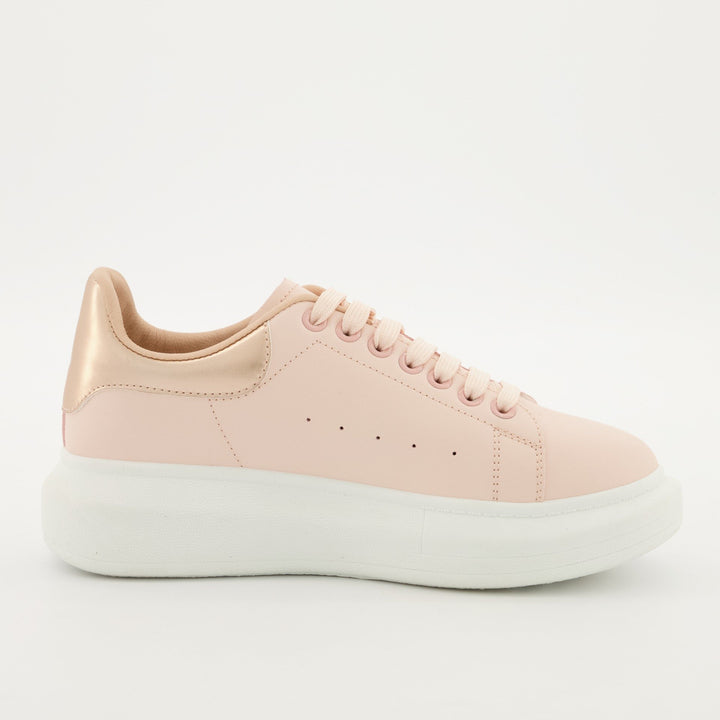 Ladies Platform Sneaker - Nude