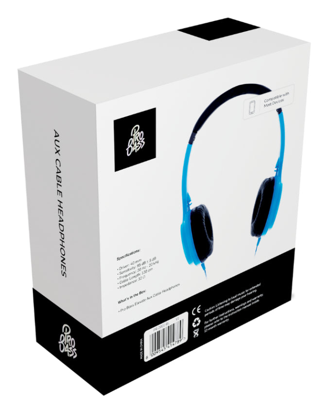 Elevate Series Blue Headphones
