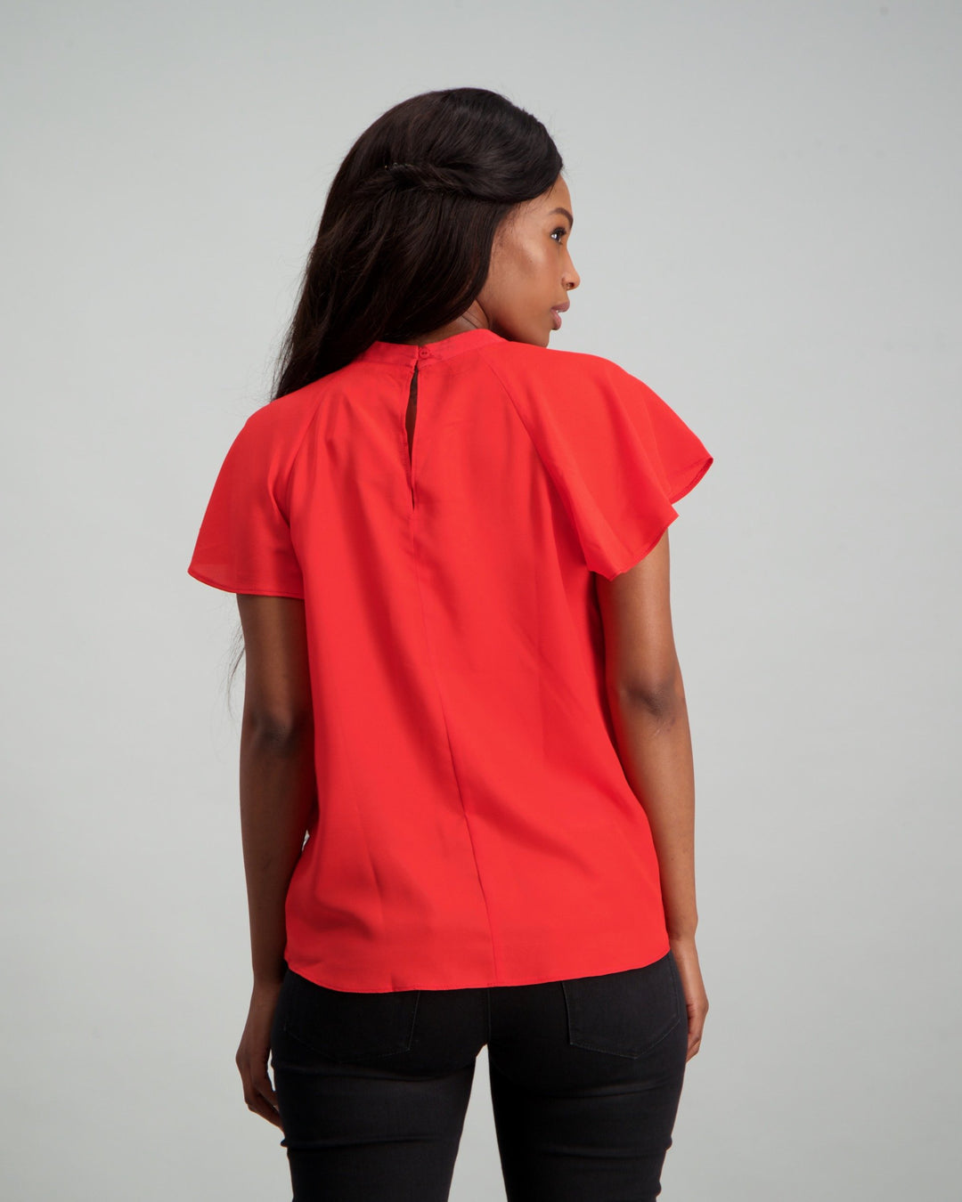 Ladies Butterfly Top - Red