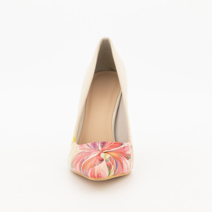 Ladies Print Stiletto Heel Shoe-Multi