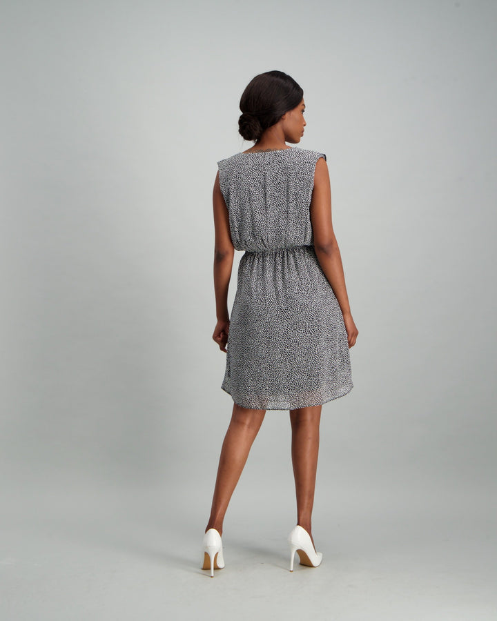 Ladies Animal Print Tea Dress