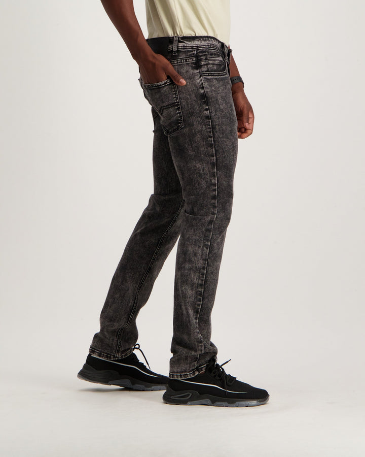 Men's Charcoal Slim Denim Jean