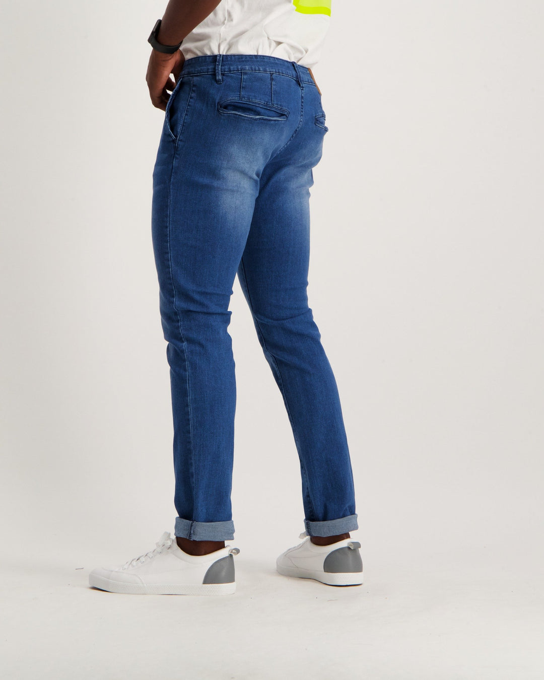 Men's Mid Blue Slim Denim Jean