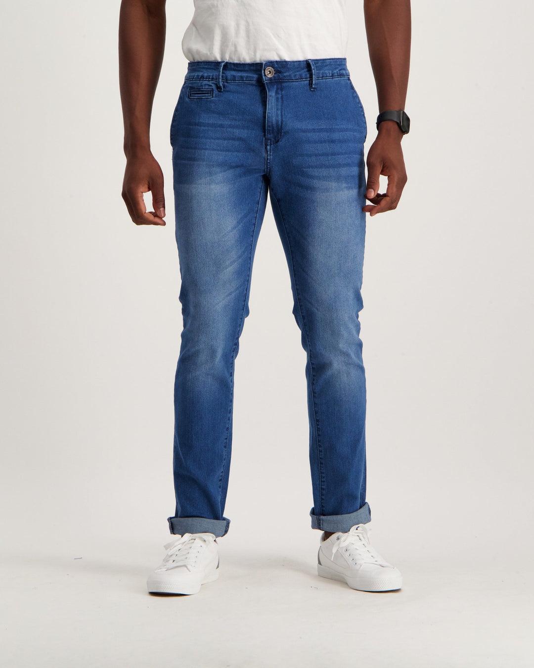 Men's Mid Blue Slim Denim Jean