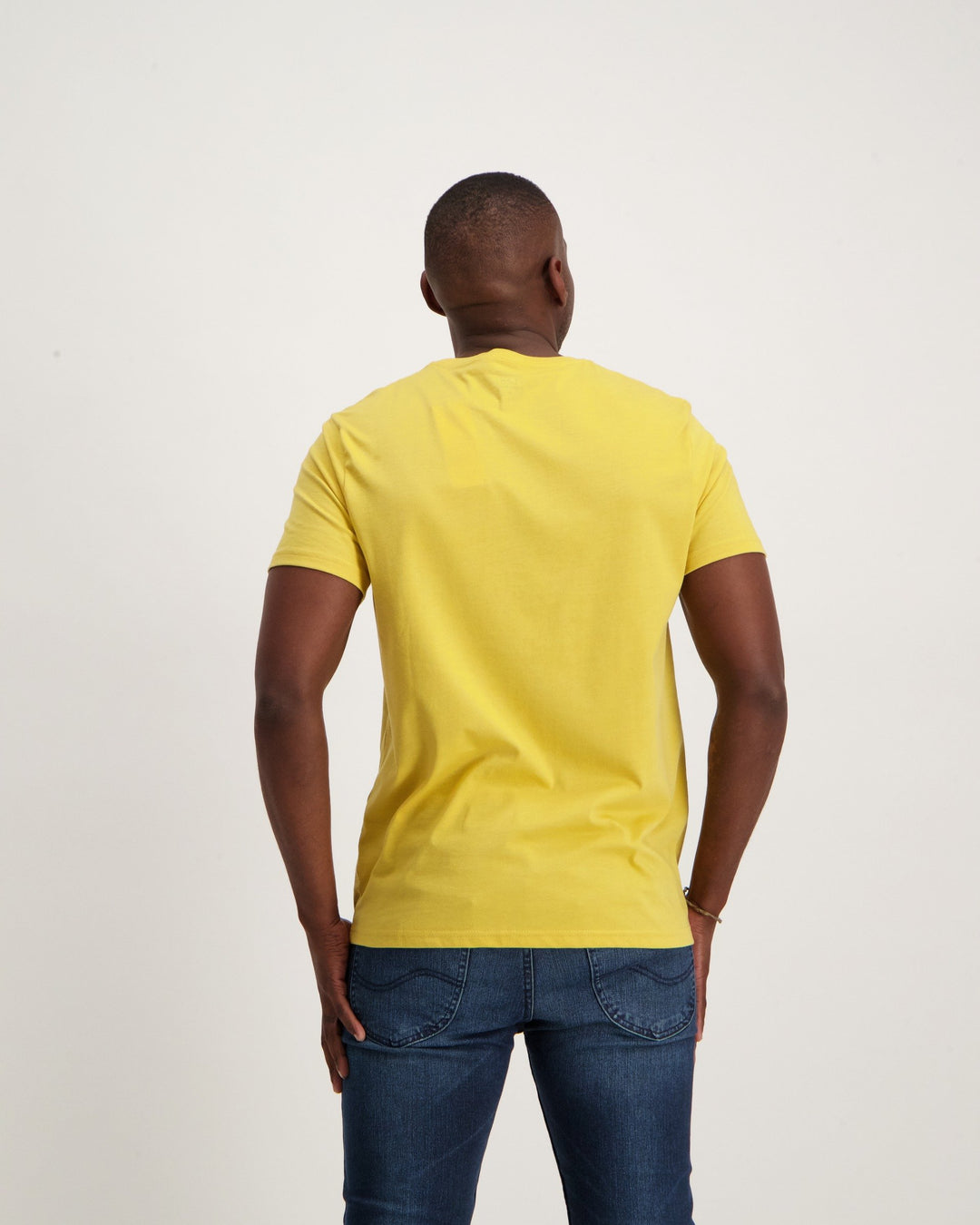 Men's American Denim T-Shirt - Mustard