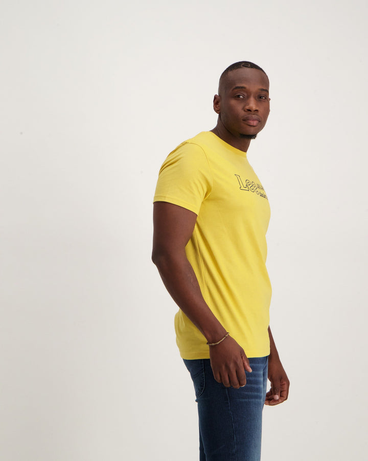 Men's American Denim T-Shirt - Mustard