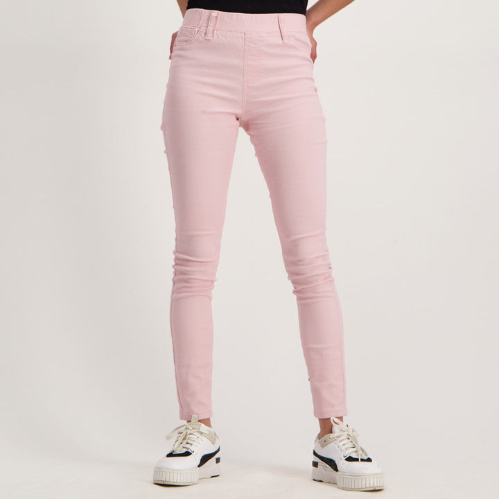 Ladies Coloured Jegging - Pink