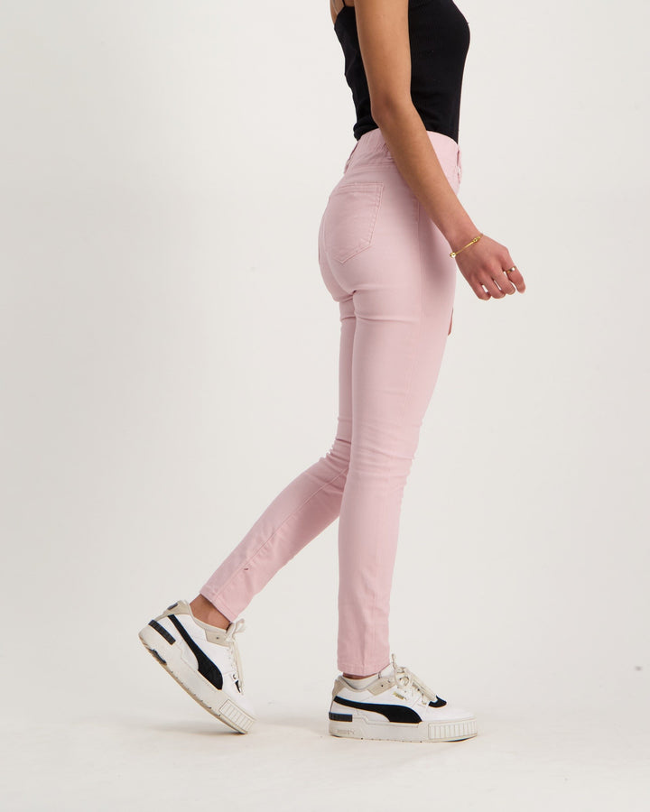 Ladies Coloured Jegging - Pink