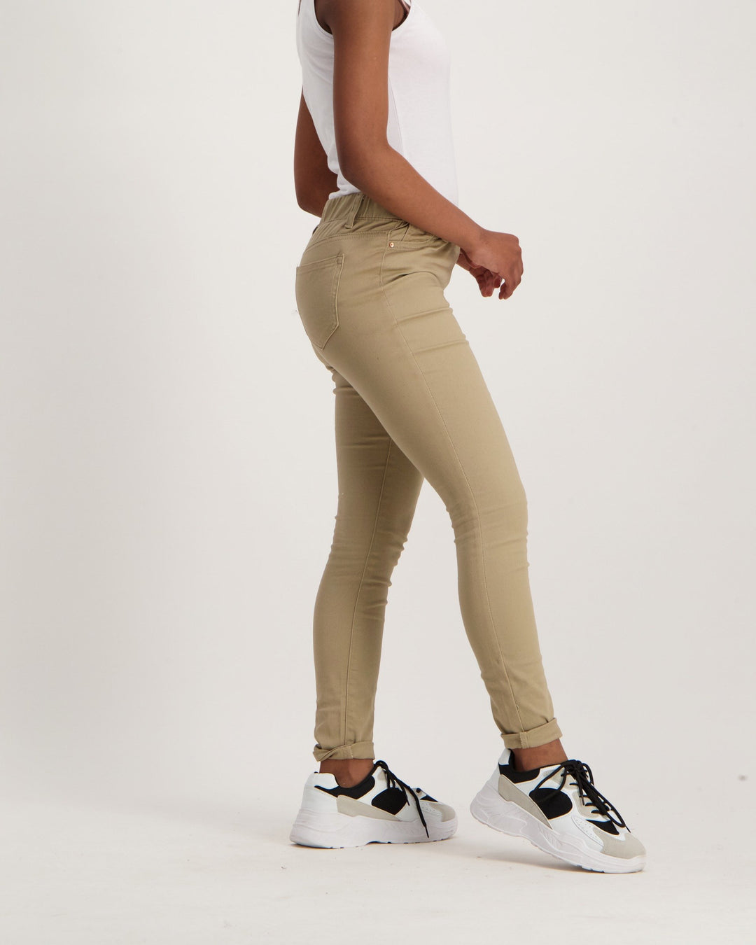 Ladies Jegging - Stone