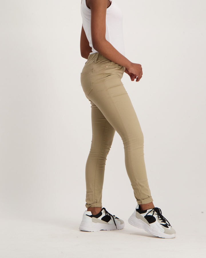 Ladies Jegging - Stone