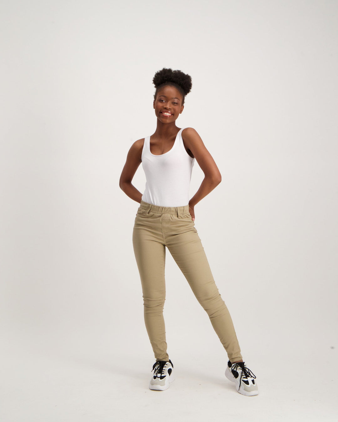 Ladies Jegging - Stone