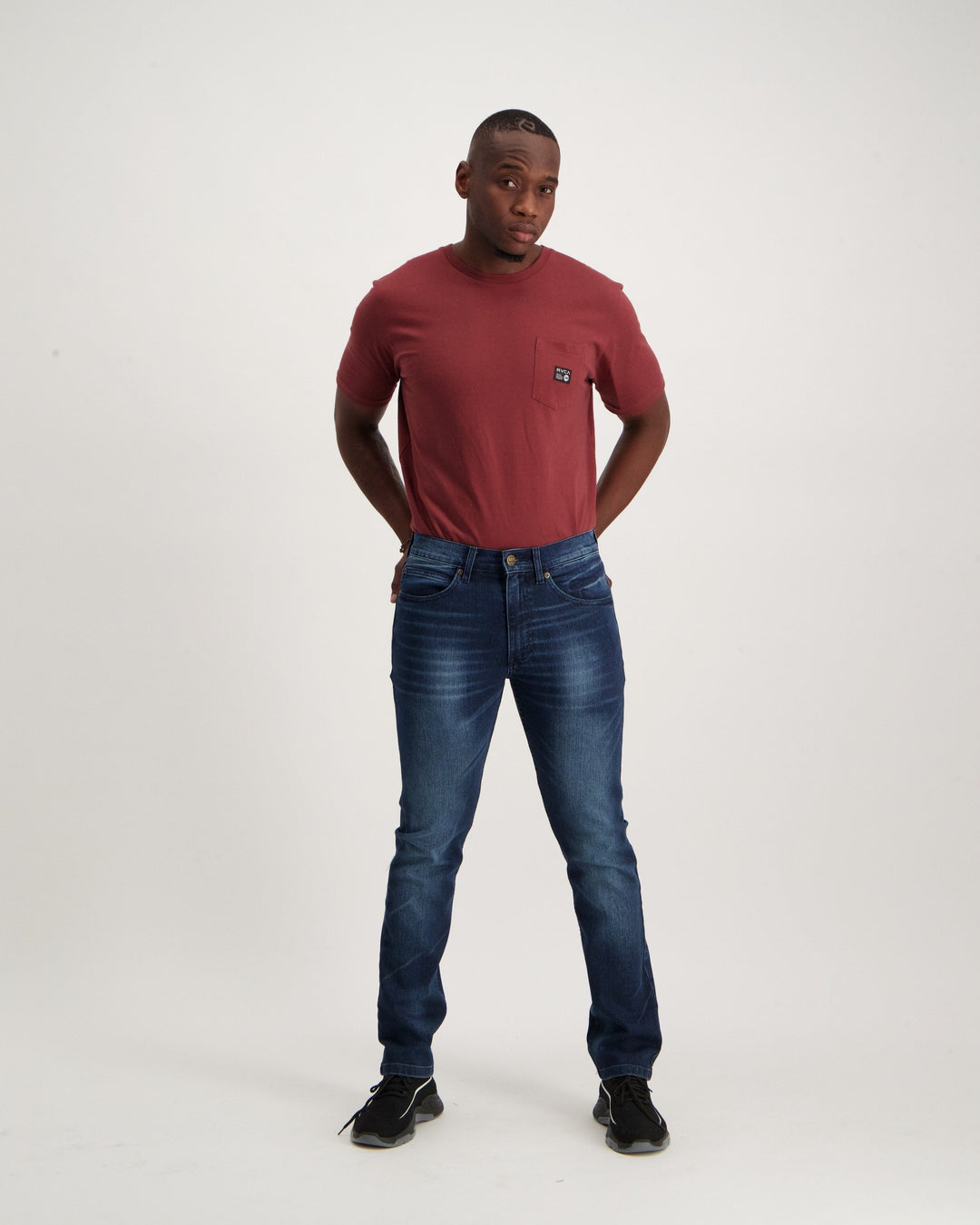 Men's Blue Black Detroit True Blue Denim Jean