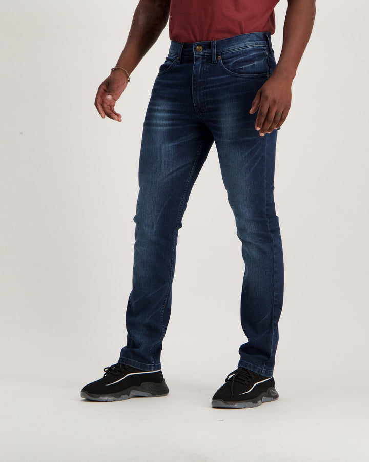 Men's Blue Black Detroit True Blue Denim Jean