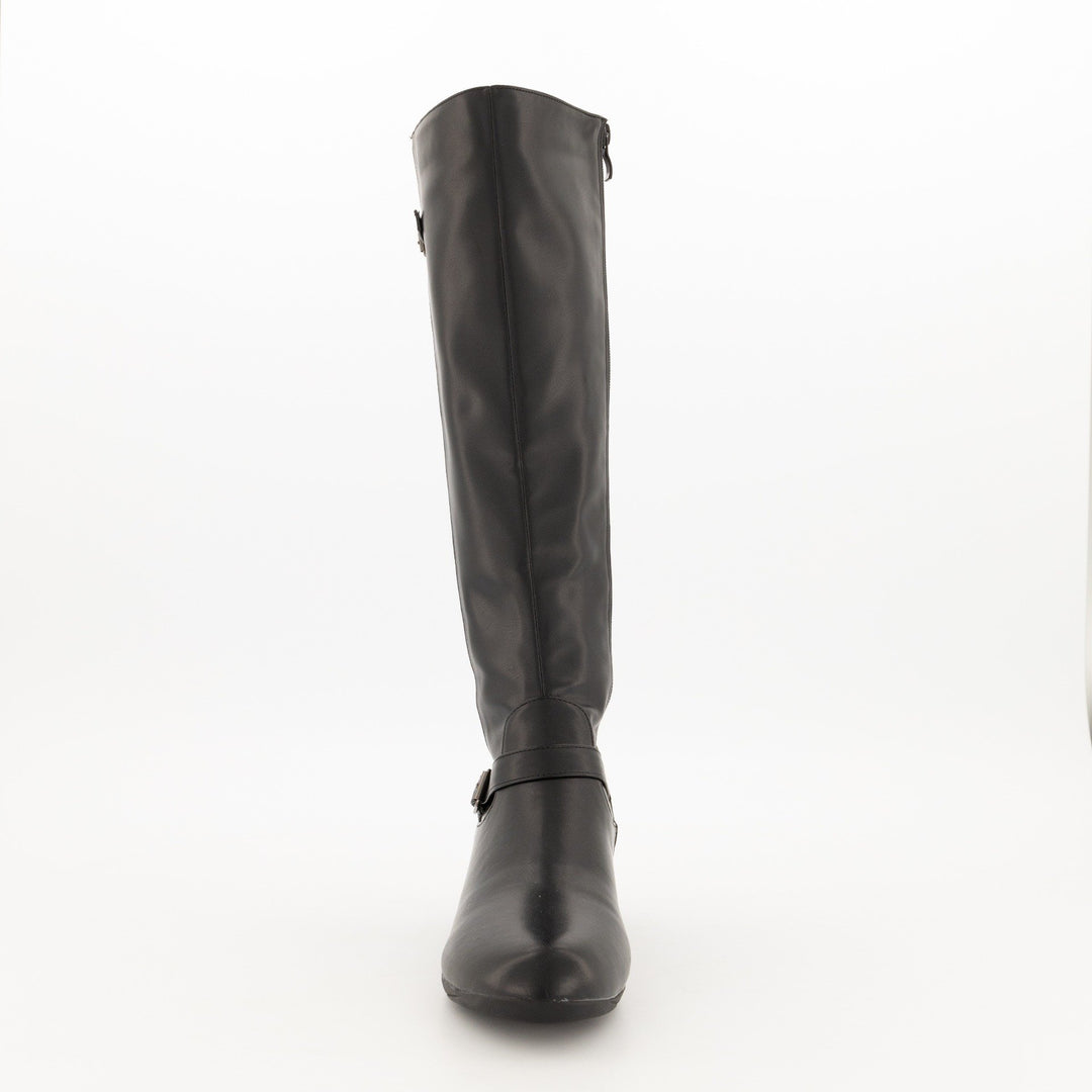 Ladies-Comfort Long Boot - Black