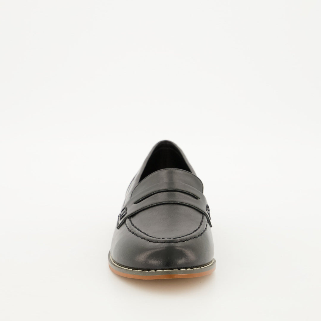 Ladies Penny Loafer - Black