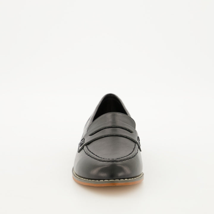 Ladies Penny Loafer - Black
