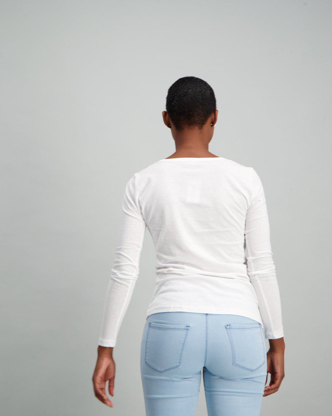 Ladies Long Sleeve T-Shirt - White