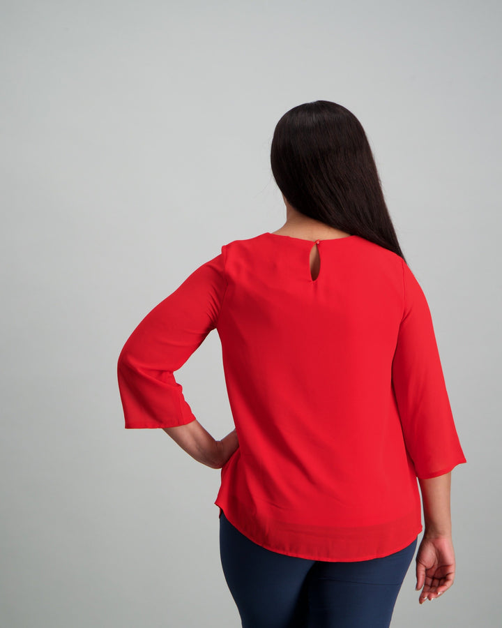 Ladies-Pleated Blouse