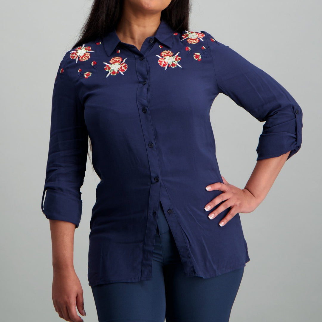 Ladies-Floral Shirt