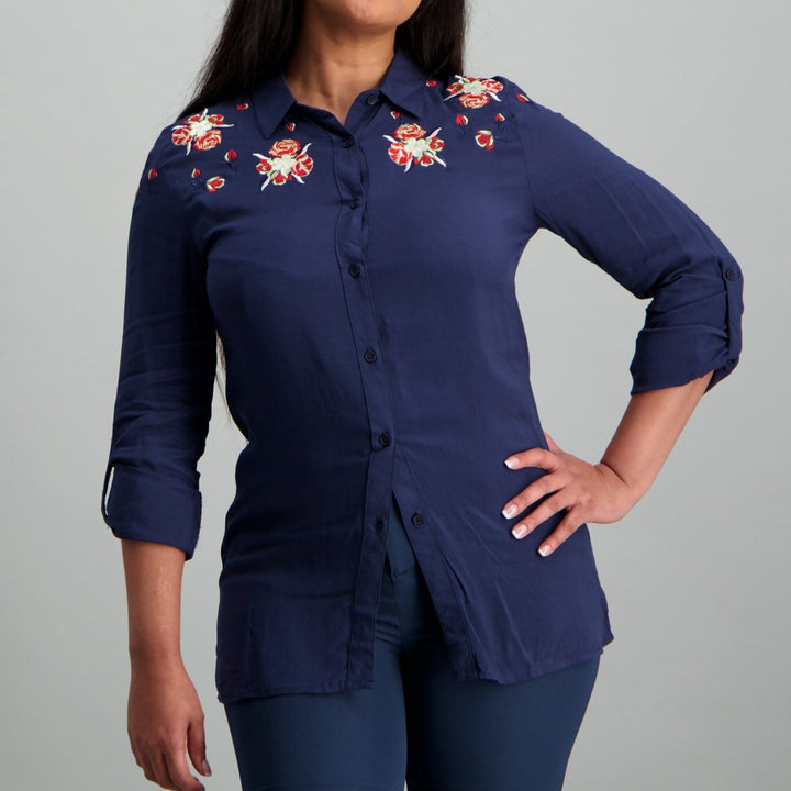 Ladies-Floral Shirt