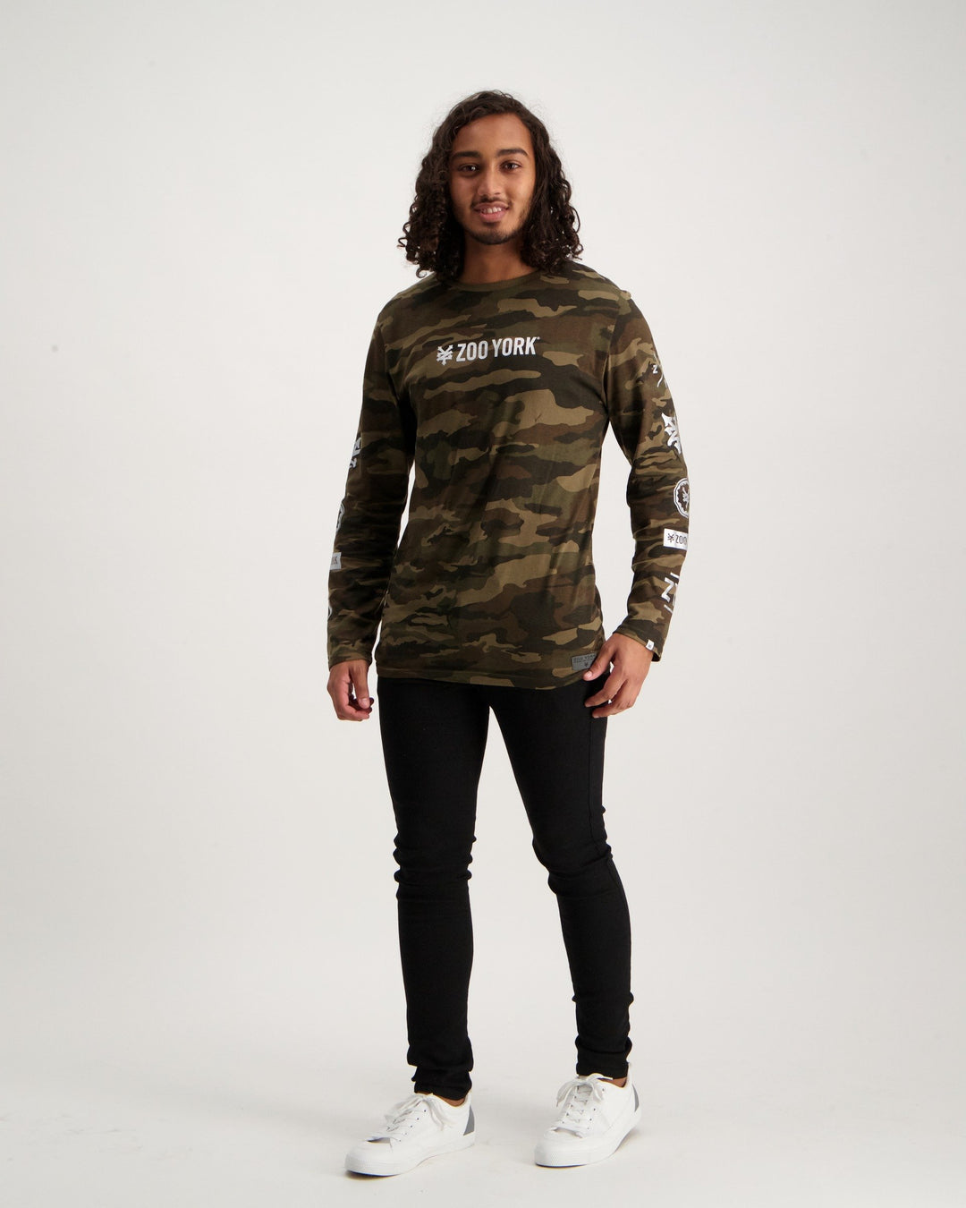 Men's Zoo York Rotary Long Sleeve T-Shirt Camo