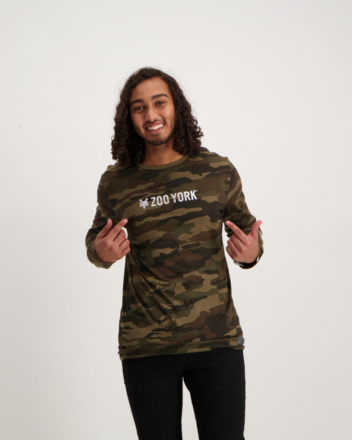 Men's Zoo York Rotary Long Sleeve T-Shirt Camo