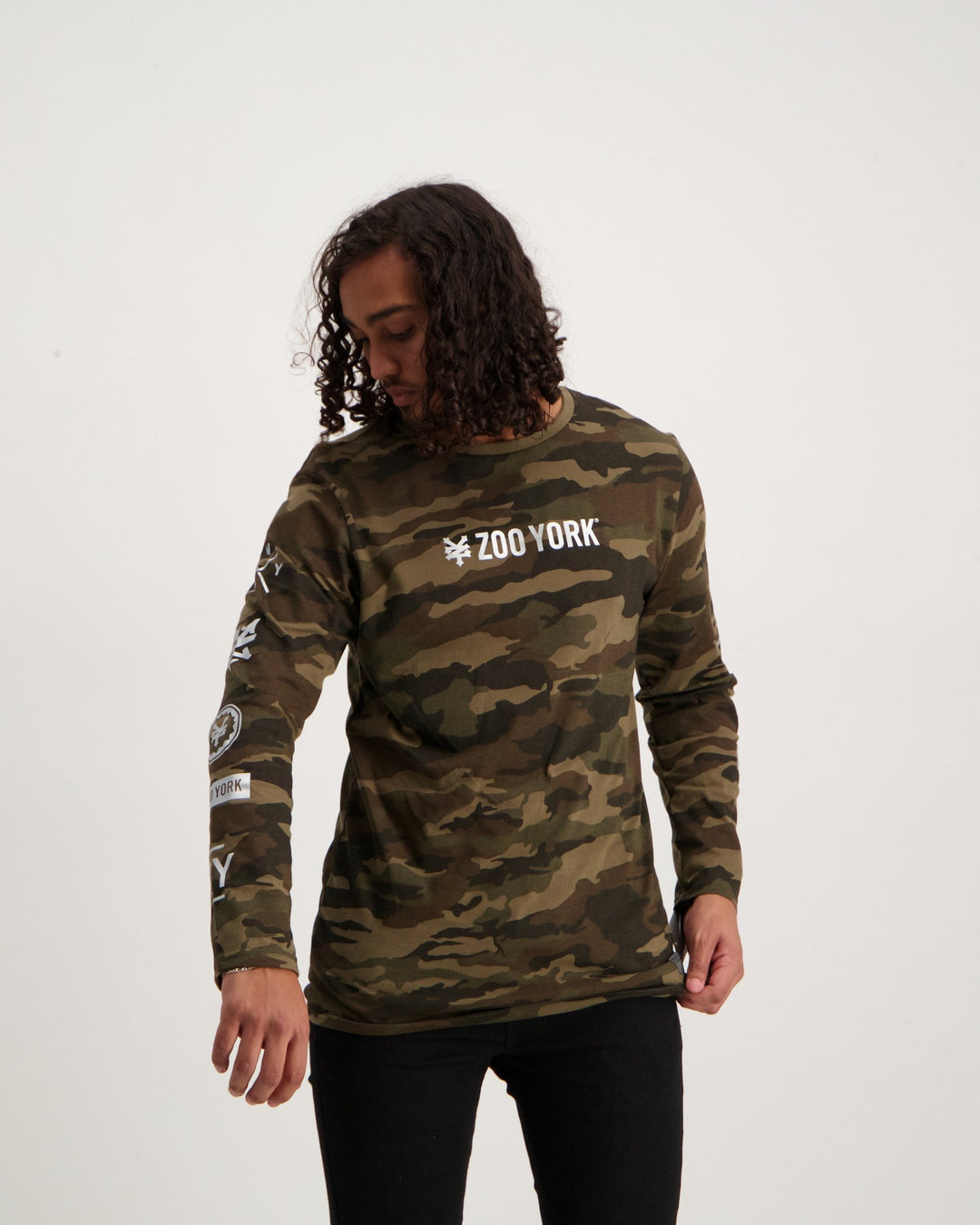 Men's Zoo York Rotary Long Sleeve T-Shirt Camo