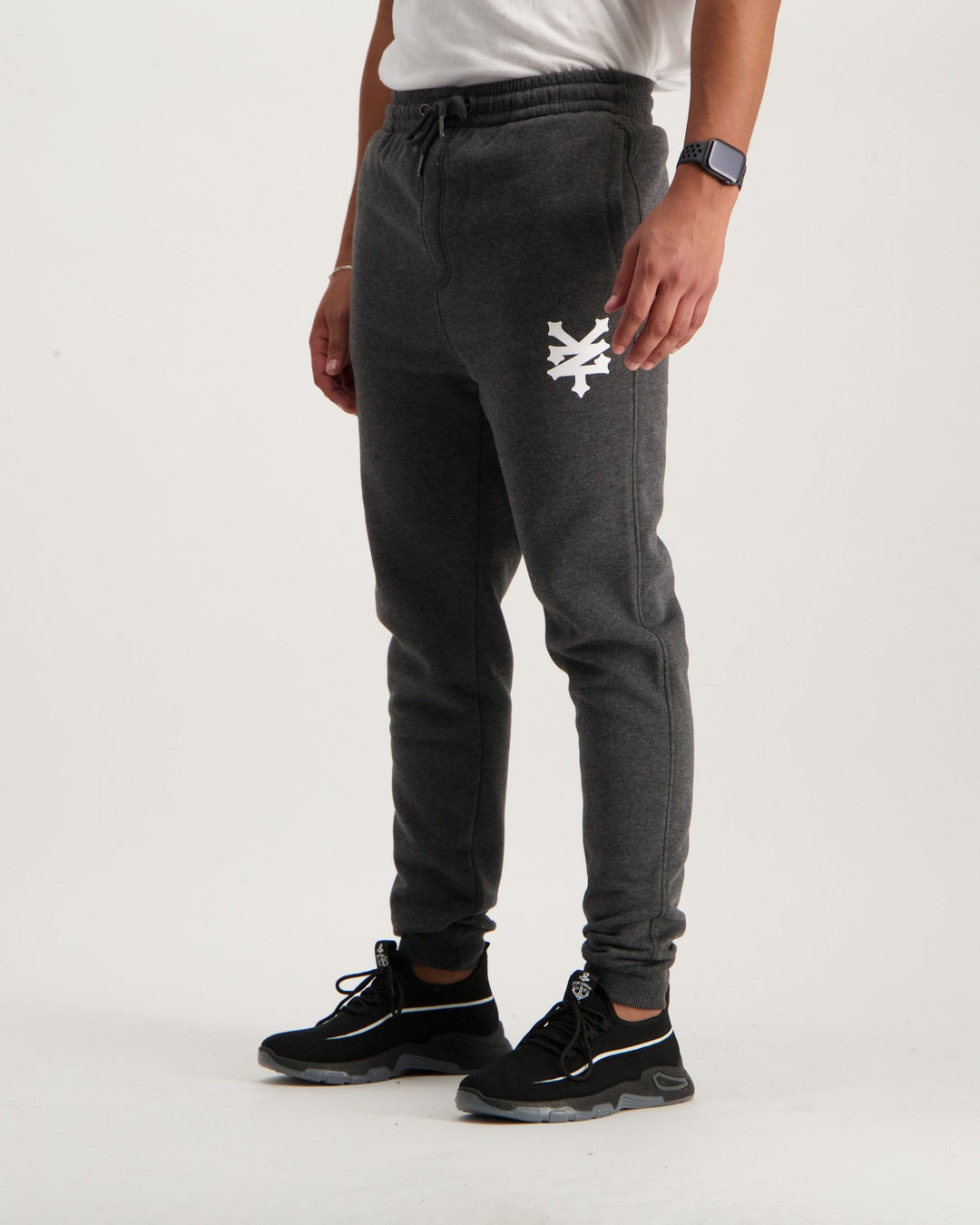 Men's Zoo York Fleece Bottoms Charcoal Melange