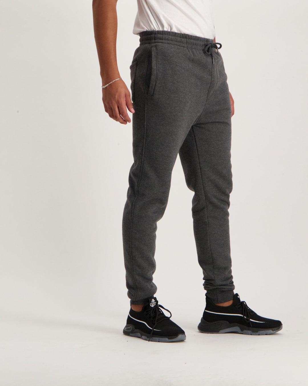 Men's Zoo York Fleece Bottoms Charcoal Melange