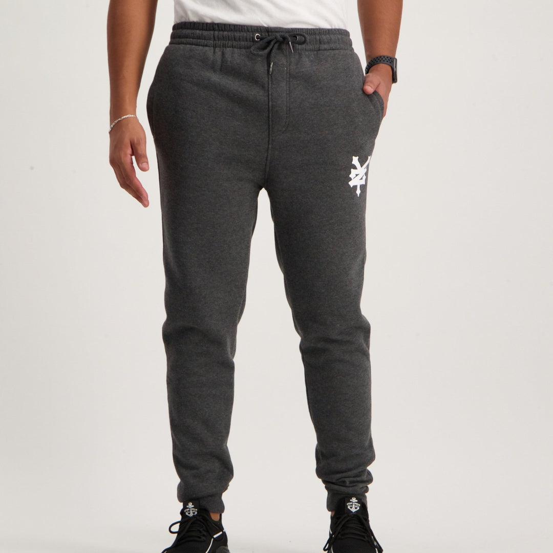 Men's Zoo York Fleece Bottoms Charcoal Melange