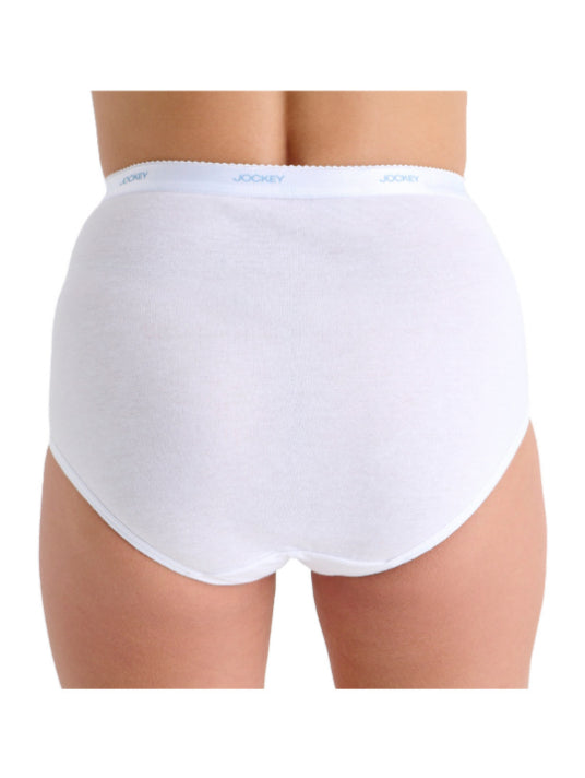 5 Pack Classic Cotton Brief Panties - Orchid/Stripe/Pink